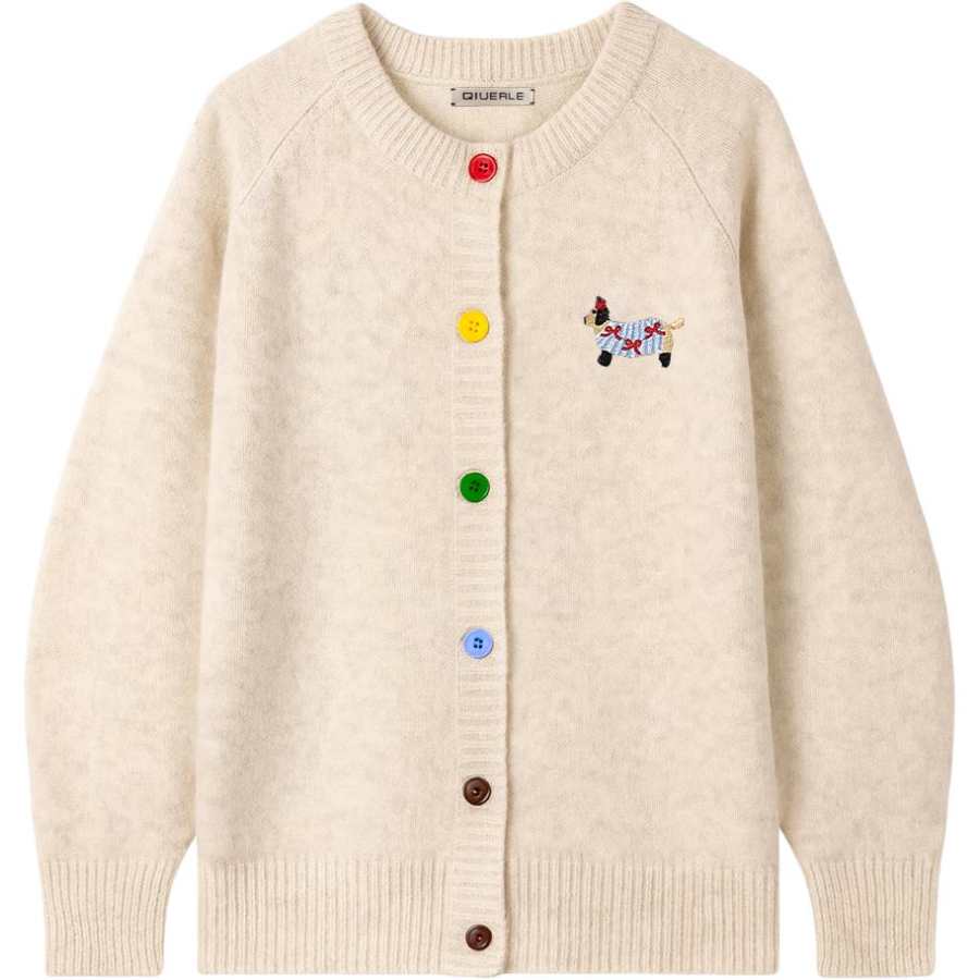 Qiuerle Knitwear Women's Crew Neck Moderate