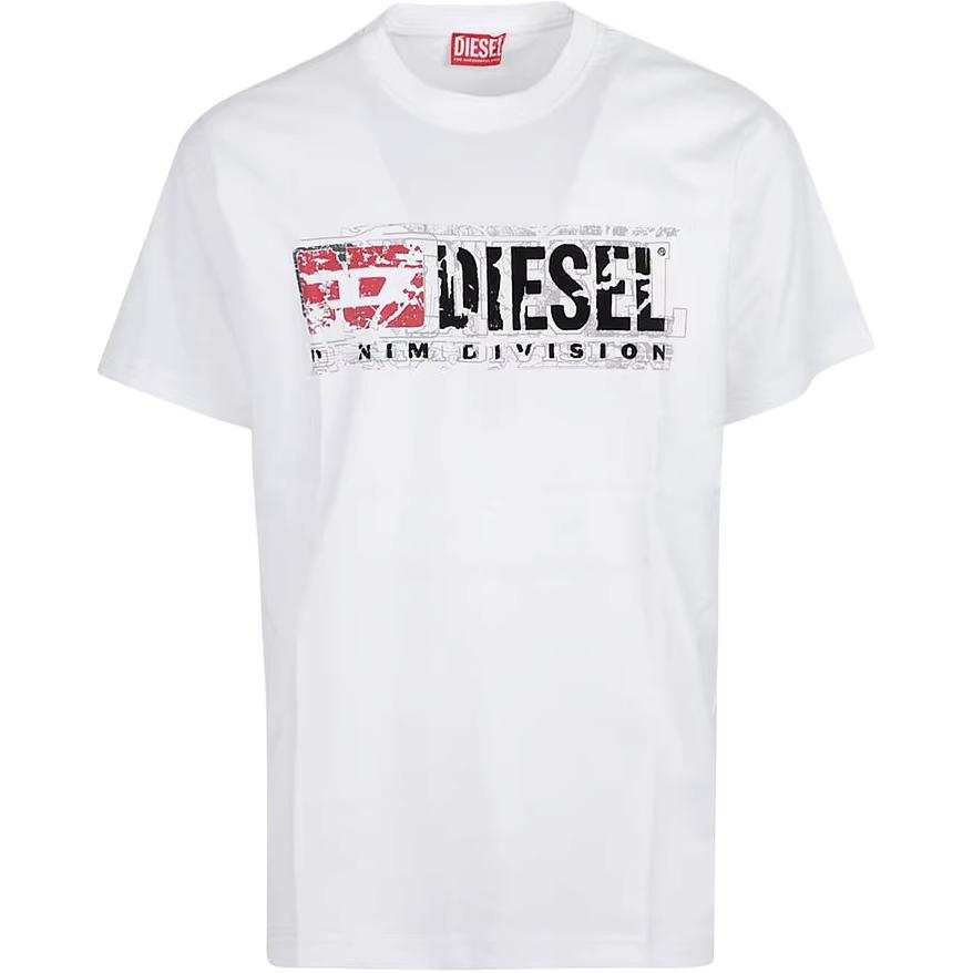 DIESEL Logo Printed Crewneck T Shirt