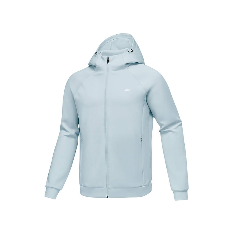 Skechers GODRI Jackets Men's Daybreak Gray/01DS Hooded Moderate Other