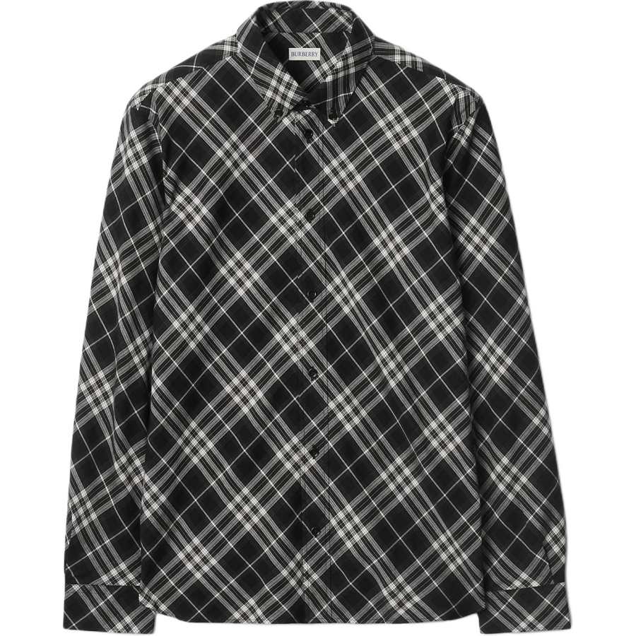 Burberry check cotton flannel shirt
