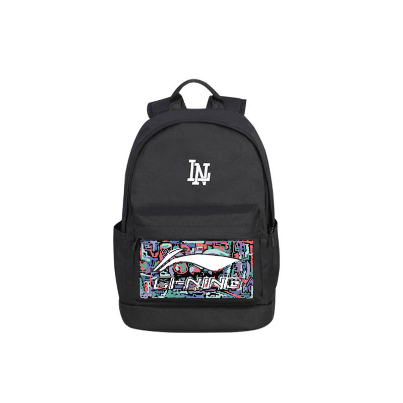 Li-Ning Li Ning Polyester Backpack Unisex Black