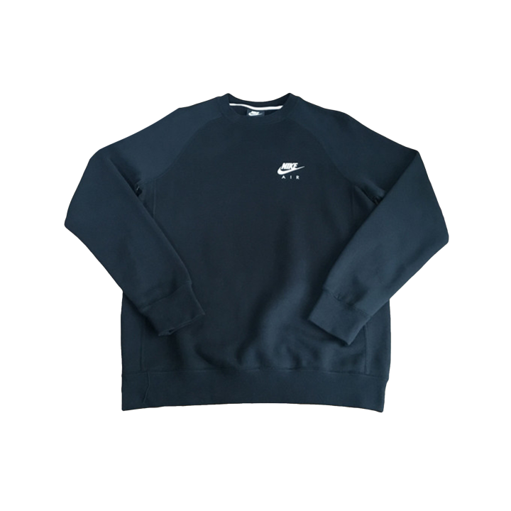 Nike Nike Air Sweatshirts Men's Black Crew Neck Moderate