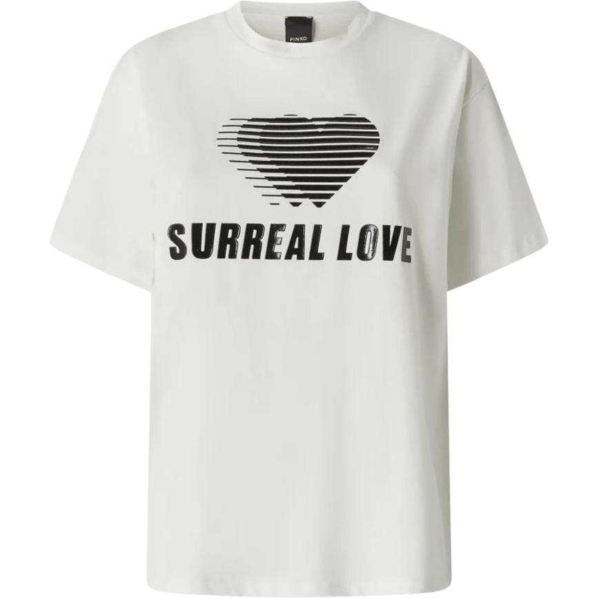 Pinko heart-graphic T-shirt