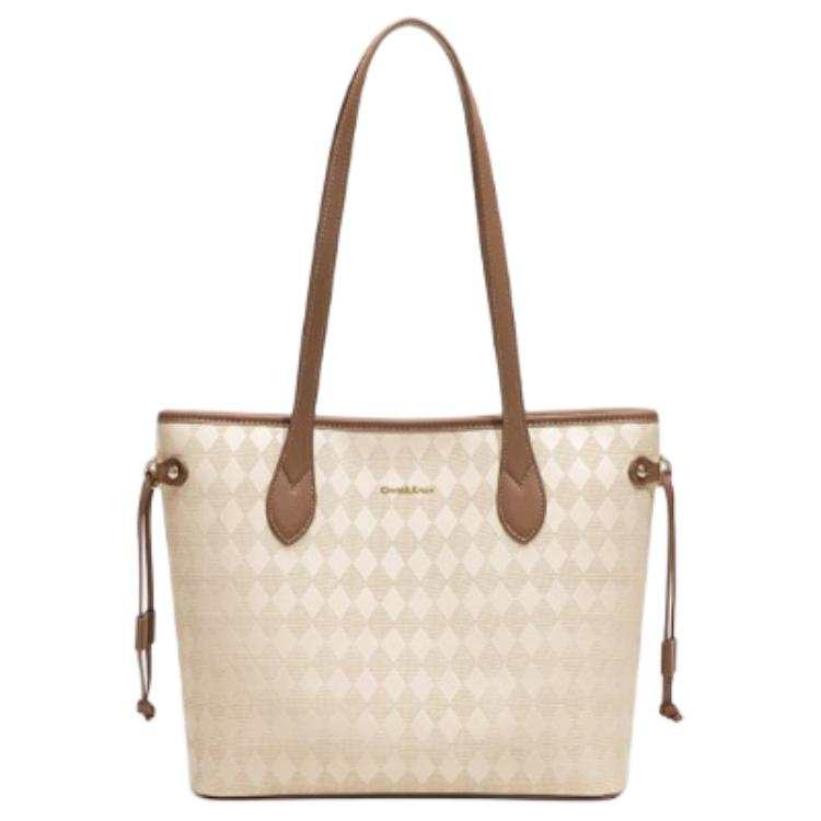 CinvaiKrose PU With Synthetic Leather Shoulder Bag Handbag Tote Bag Tote Shopping Bag Large Women's