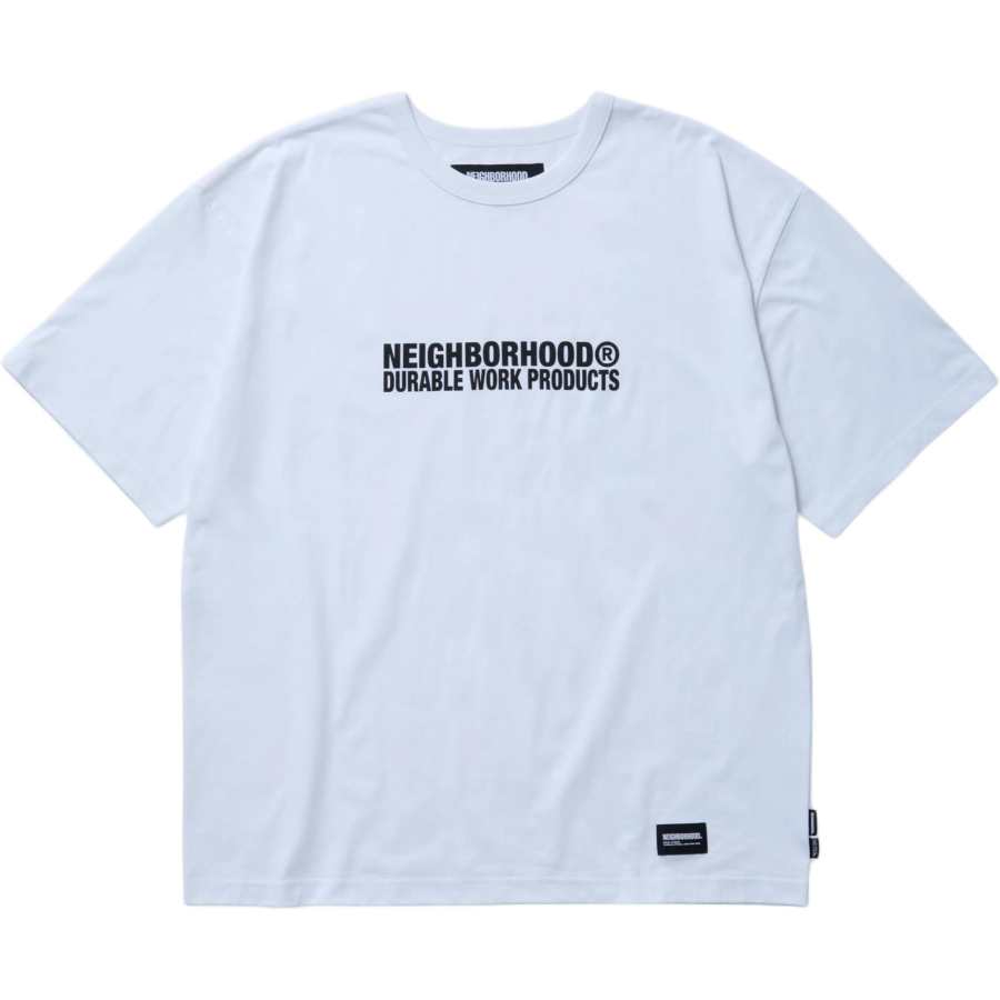 NEIGHBORHOOD T Shirts Unisex White Crew Neck Moderate