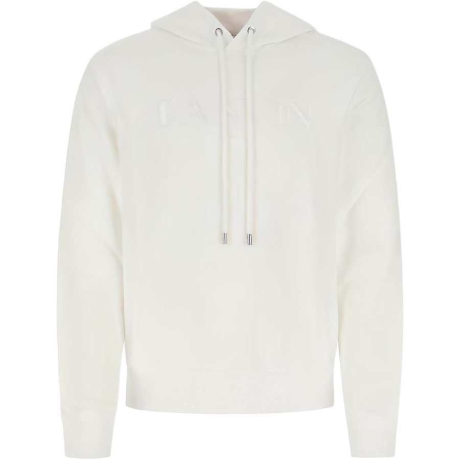 Lanvin Lanvin Sweatshirts Men's White Hooded Moderate Regular