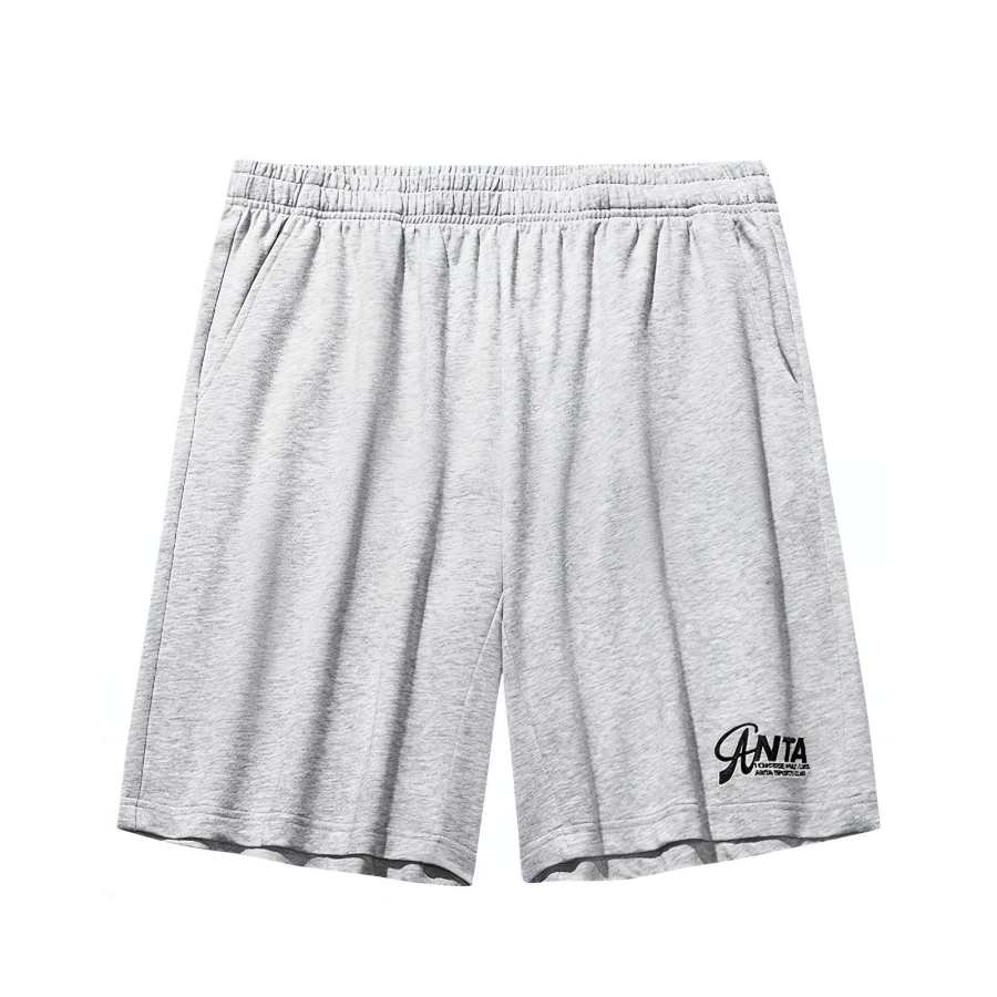 Anta Life Collection Casual Shorts Men's CD25 Gray Heather Gray