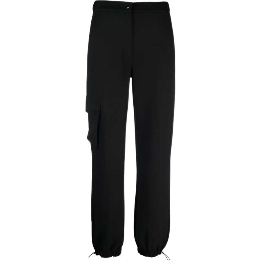 EMPORIO ARMANI Casual Pants Women's Black Moderate Cargo Pants