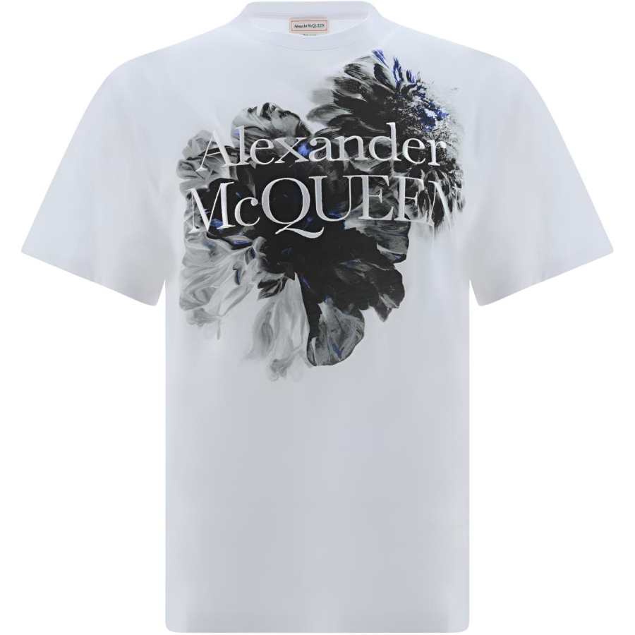 Alexander McQueen Graphic Printed Crewneck T Shirt
