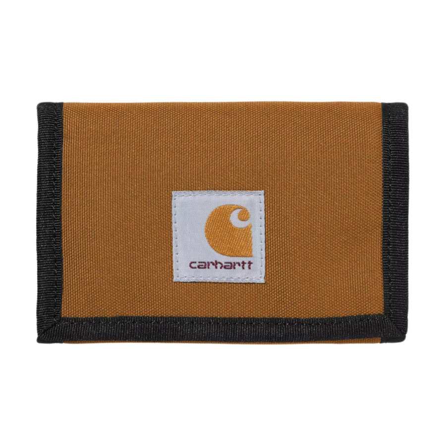 Carhartt WIP Polyester Wallet Unisex Brown & Yellow & Black