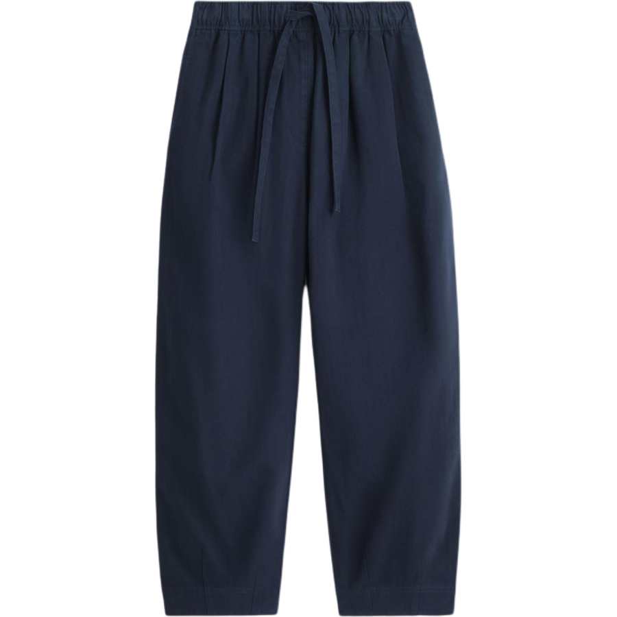COS Casual Pants Women's Navy Blue Moderate Tapered Pants