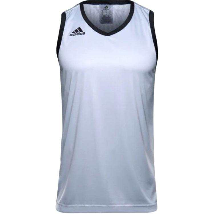Adidas Adidas Clothing Tank Tops Men's White V Neck Moderate Other