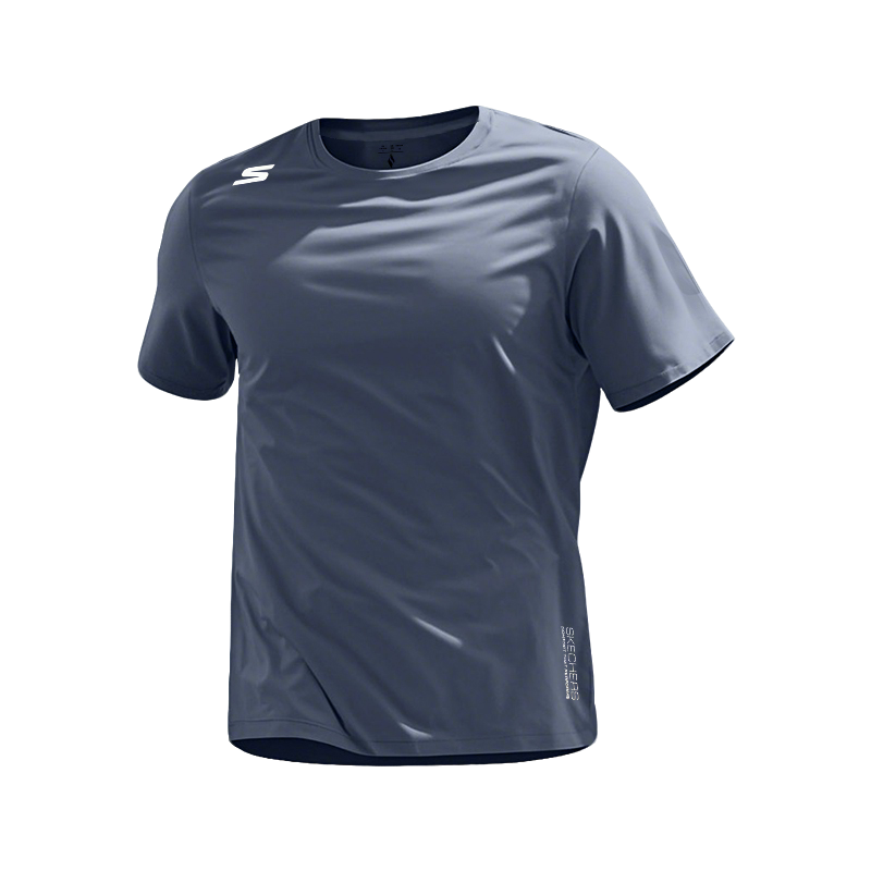 Skechers Short Sleeved T Shirts Men's Odyssey Gray