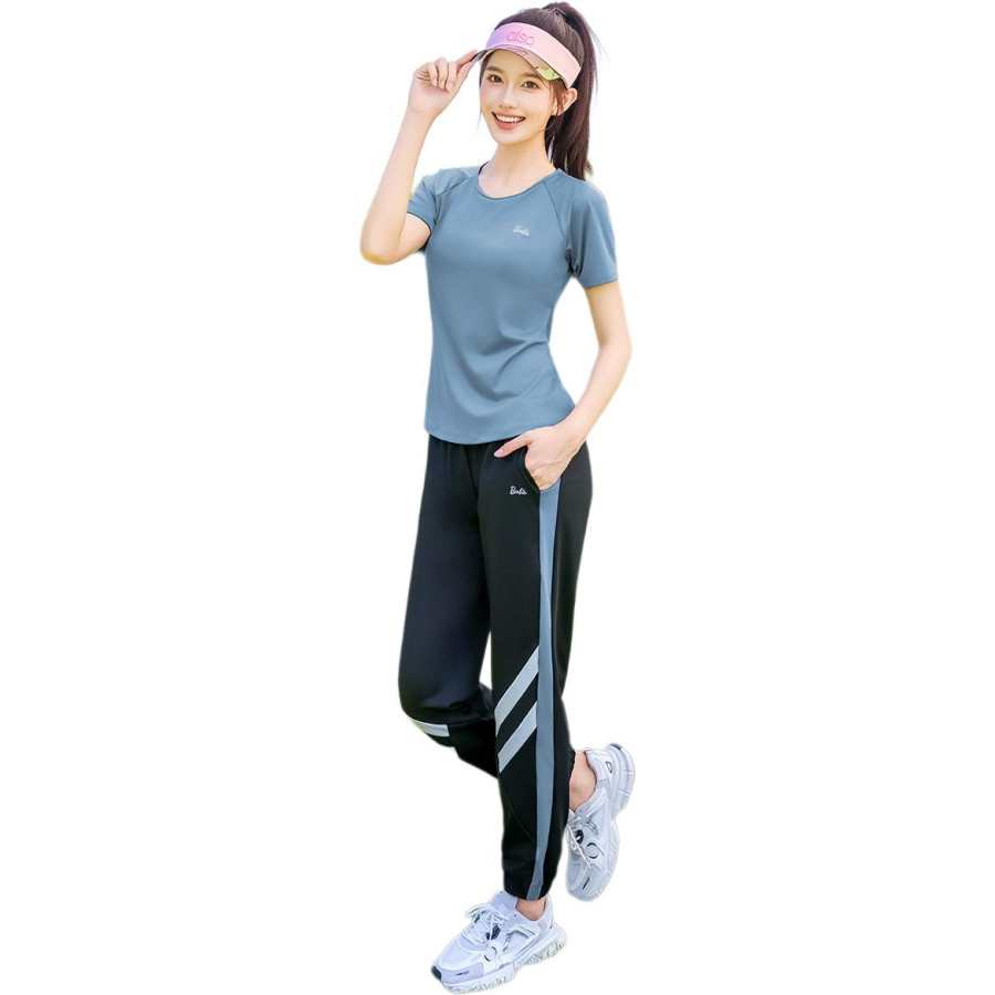 Barbie Fitness Sets Women's Crew Neck Thin