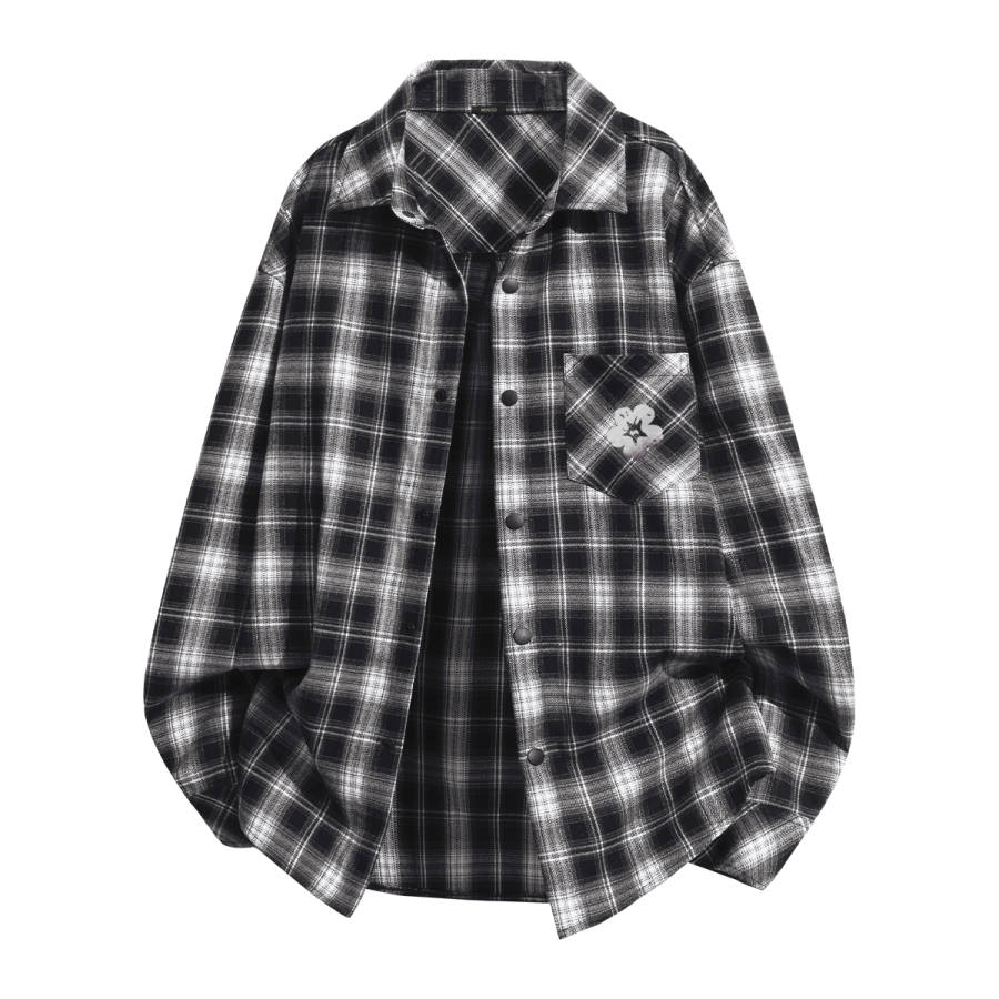 MINISO MINISO Shirts Unisex Lapel Moderate Workwear