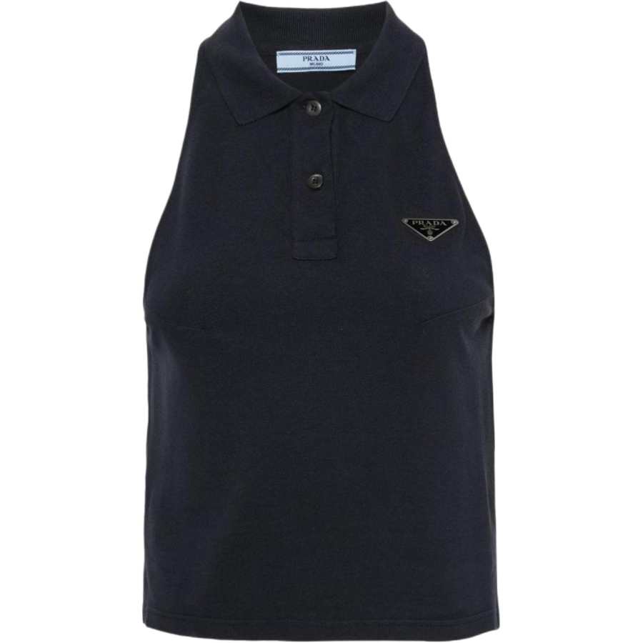 PRADA PRADA SS24 Tank Top Women's Marine Blue