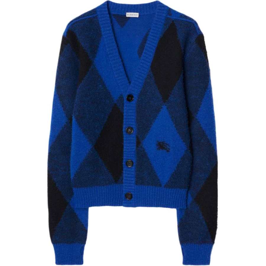 Burberry Burberry 2010s argyle-check cardigan