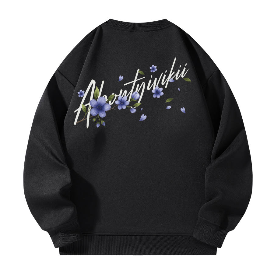 YIVIKII Sweatshirts Unisex Crew Neck Moderate Regular