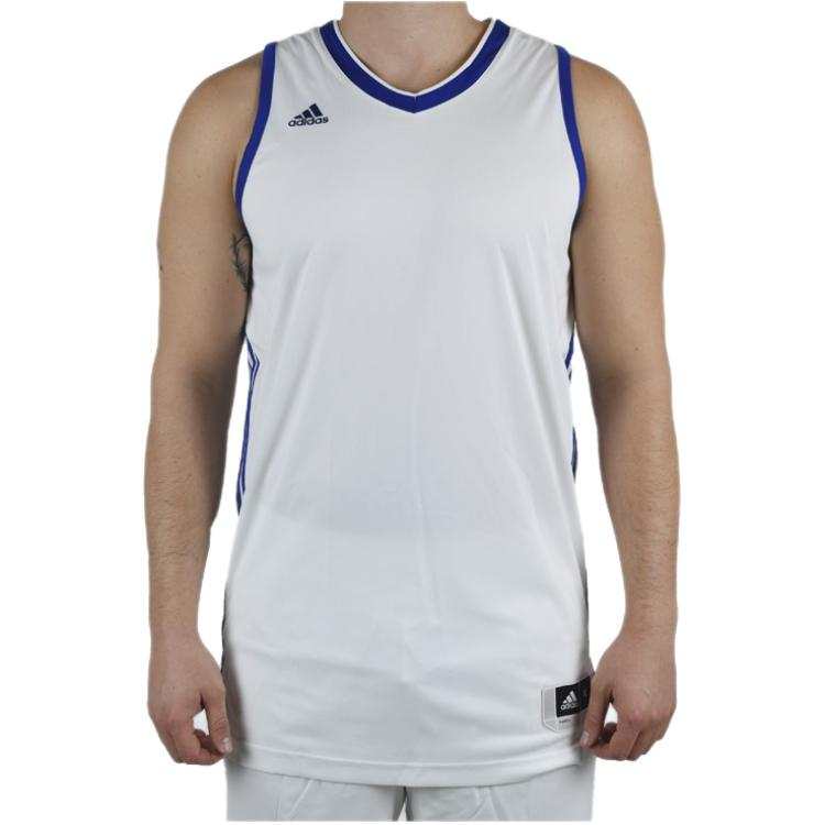 Adidas Adidas Clothing Tank Tops Men's White V Neck Moderate Other