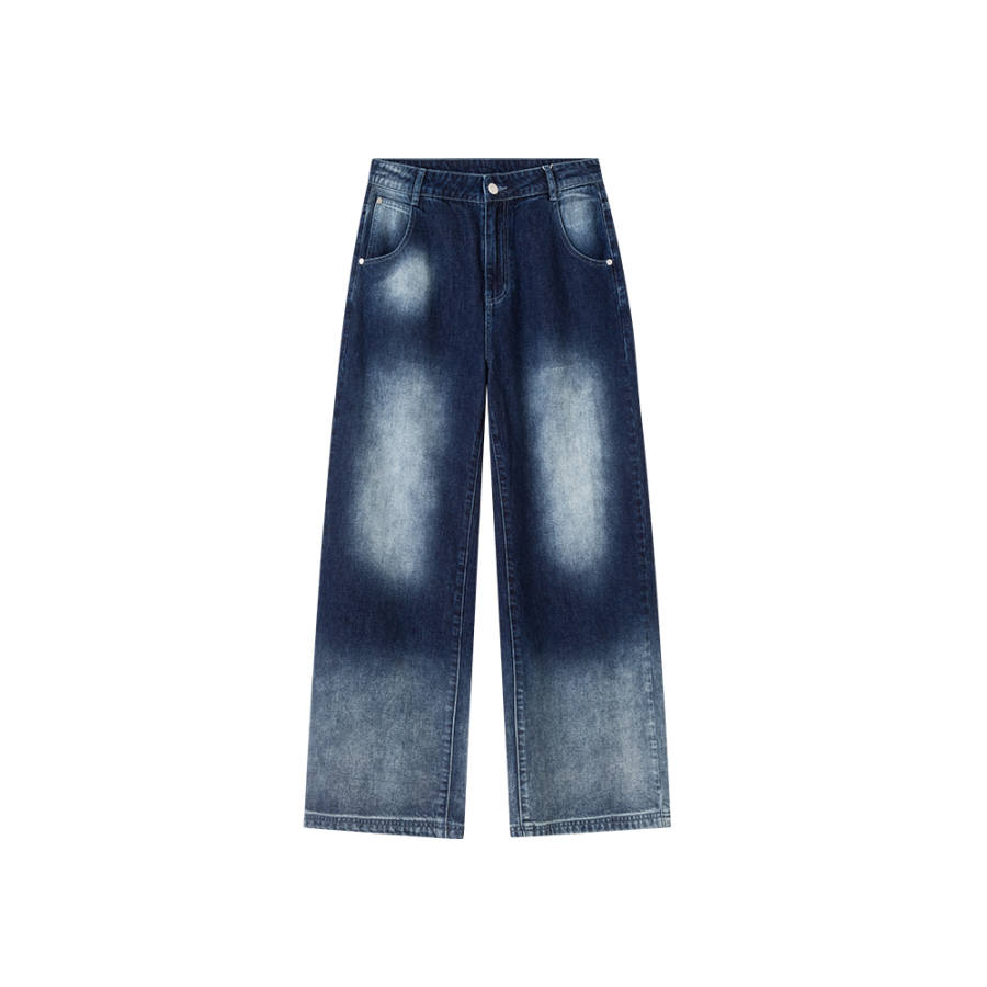 SPRAYGROUND Jeans Unisex Denim Blue Moderate Straight Fit Pants