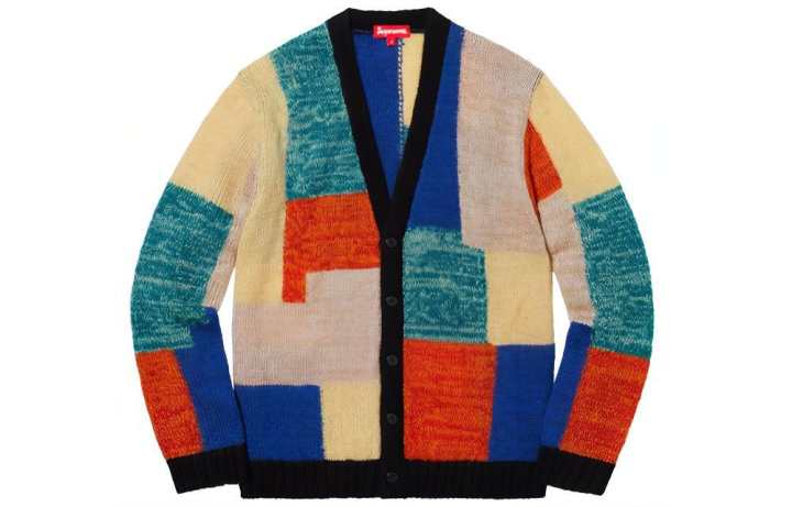 Supreme Supreme Patchwork Mohair Cardigan