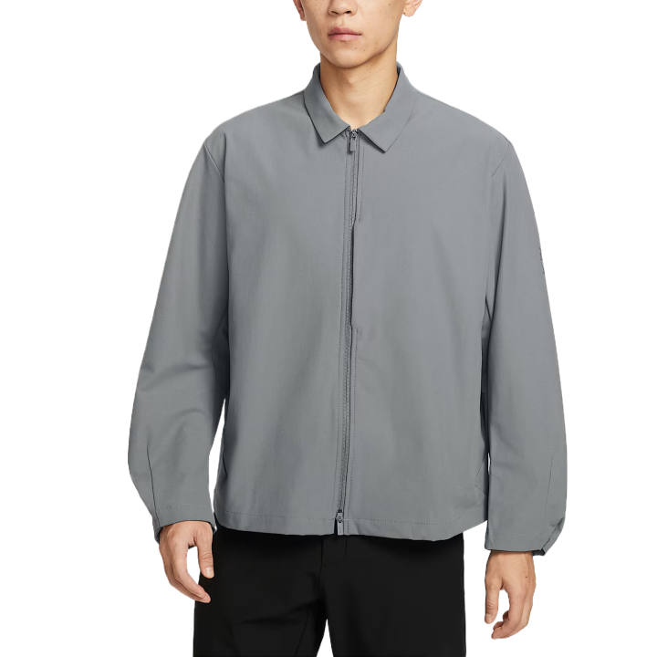 Nike Nike Dri Fit Jackets Men's Smoke Gray Lapel Moderate Other