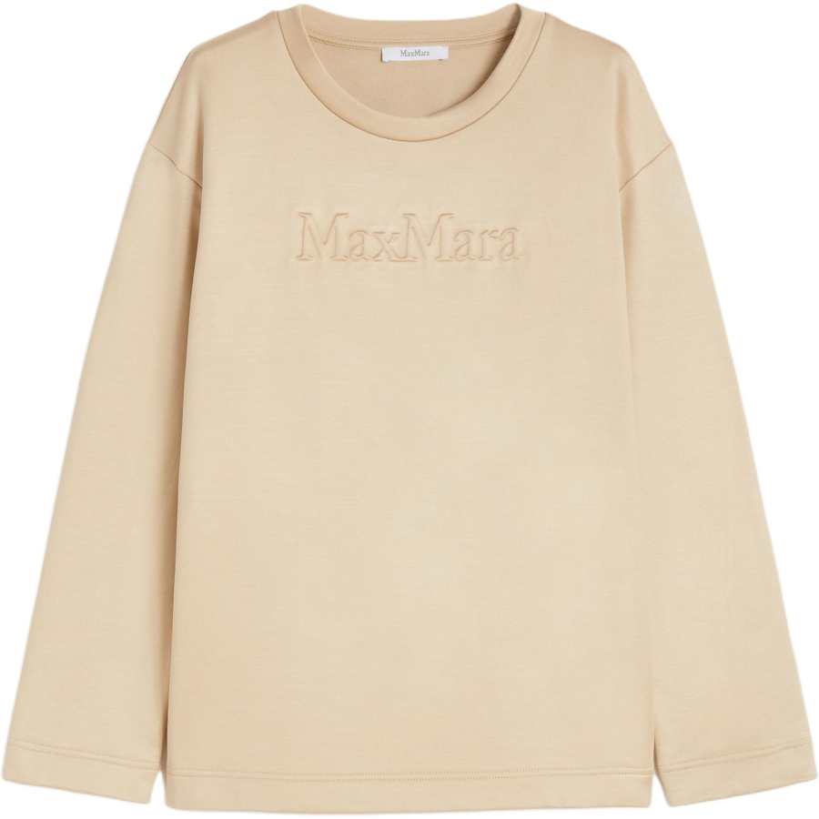 MaxMara Sweatshirts Women's Khaki Crew Neck Moderate Other