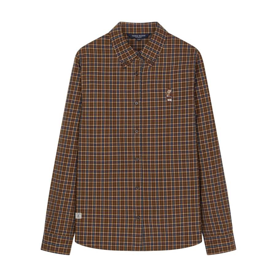 Teenie Weenie Shirts Women's Brown Lapel Moderate Other