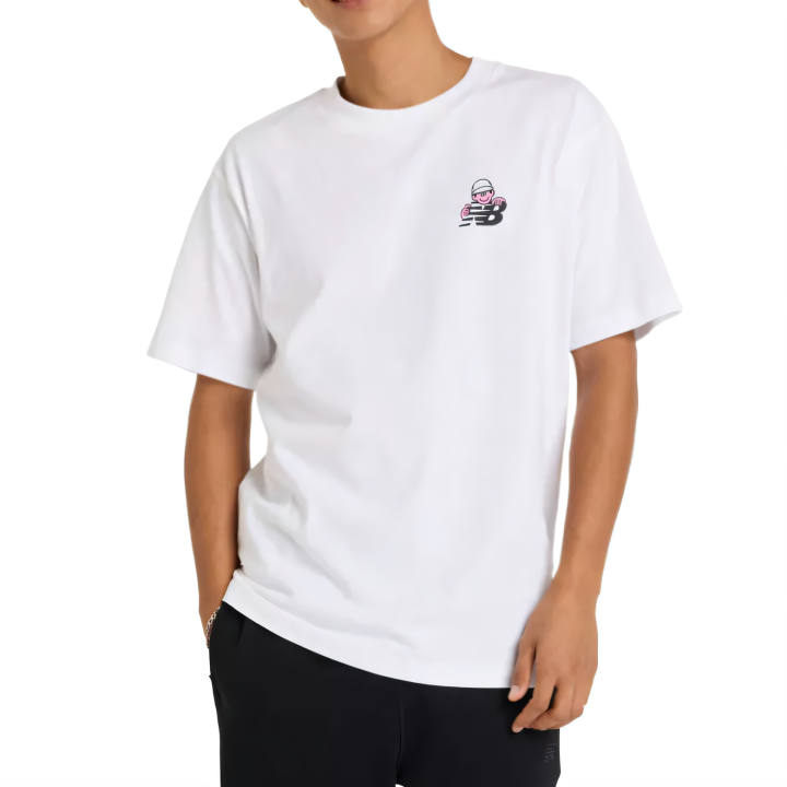 New Balance New Balance T Shirts Men's White Crew Neck