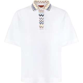 MISSONI Chevron trim Polo Shirt