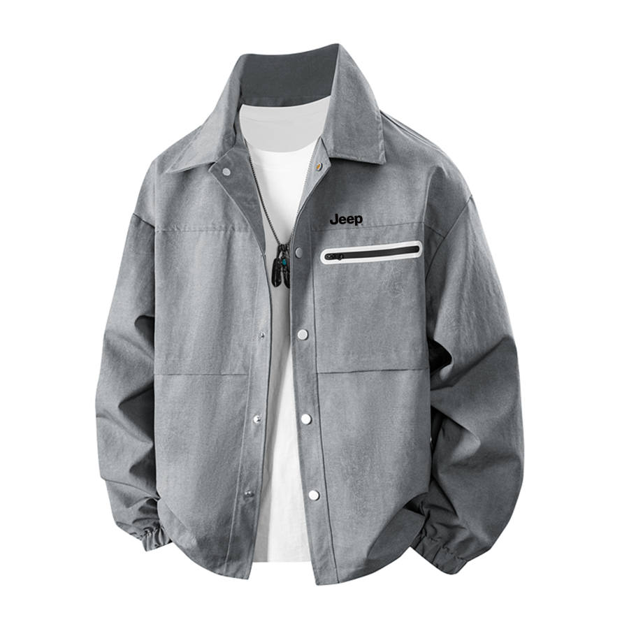 Jeep Jeep Jackets Unisex Lapel Moderate Workwear