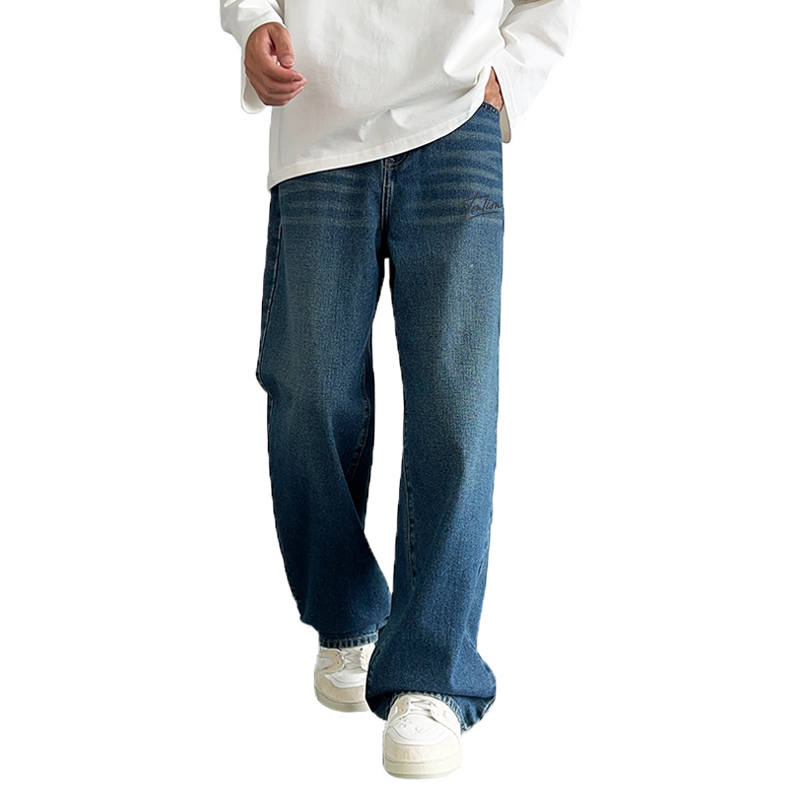 Tonlion Jeans Unisex Moderate Straight Fit Pants