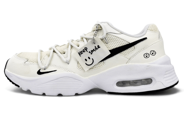 Nike Nike Air Max Fusion Cushioning Low top Casual City Commuting Running Shoes Unisex Ecru