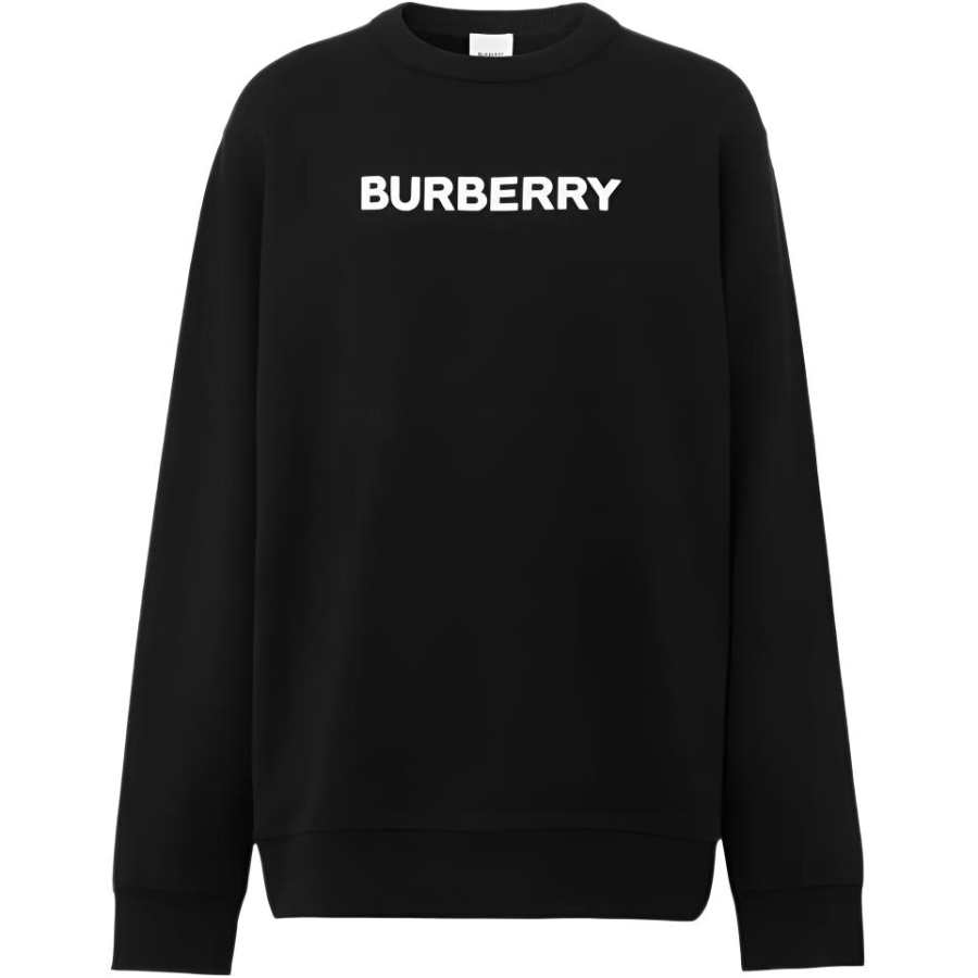 Burberry Logo Print Cotton Sweater