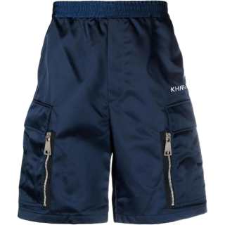 KHRISJOY Casual Shorts Men's Blue Moderate