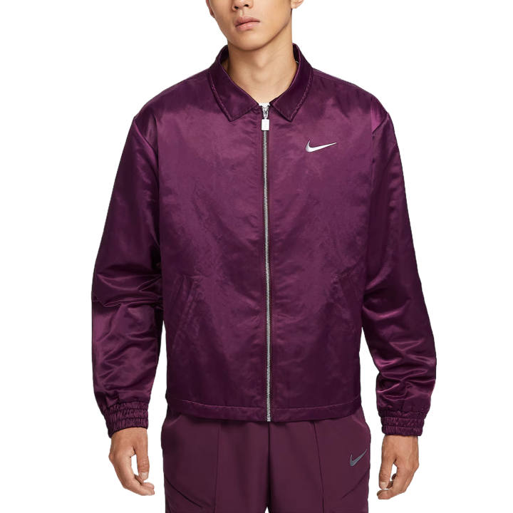 Nike Nike Court Slam Jackets Men's Burgundy Lapel Moderate Other
