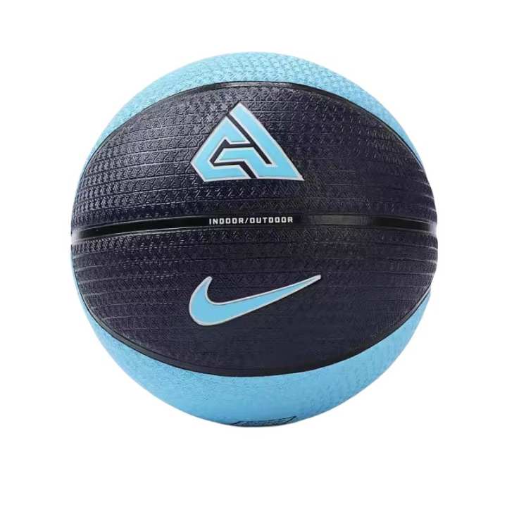 Nike Nike N100413945007 Artificial Leather Basketball Blue Black Size 7 Training Unisex China Mainland Version