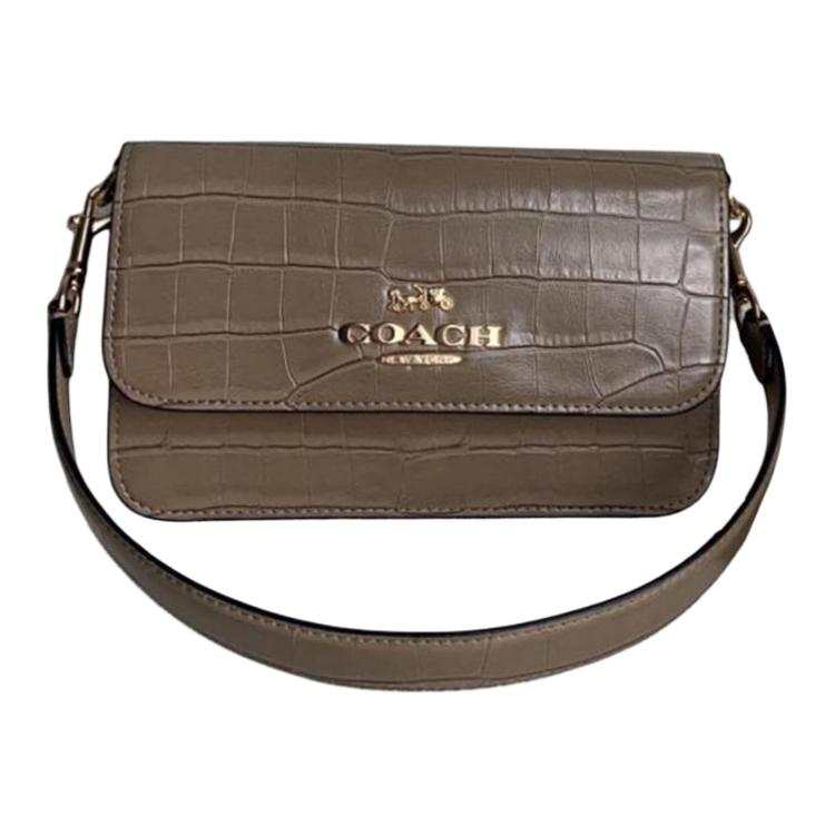 COACH Brynn Cow Leather Crossbody Bag, Shoulder Bag Medium Women's Brown