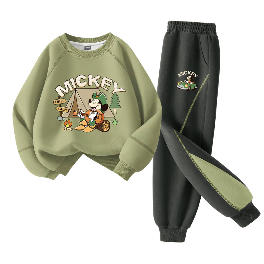 Disney Kids Casual Sportswear Crew Neck Moderate