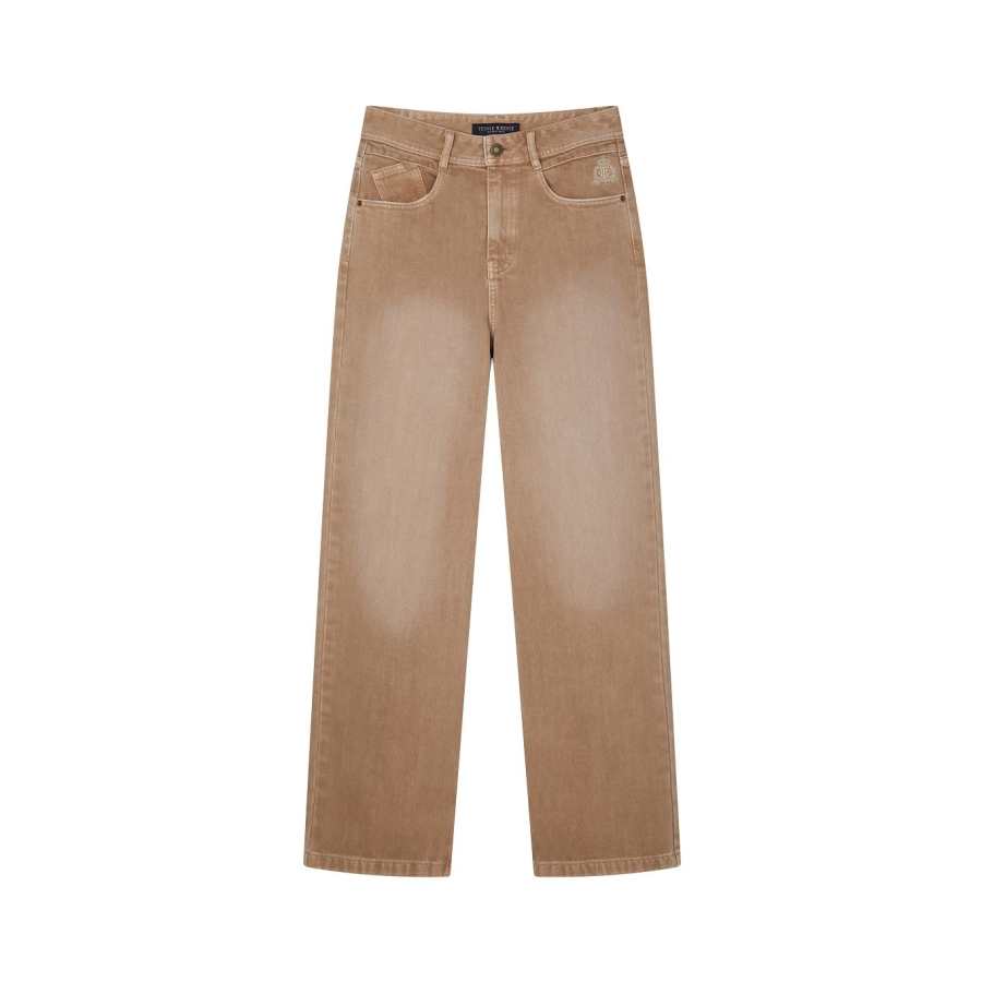 Teenie Weenie Jeans Women's Khaki Moderate Straight Fit Pants