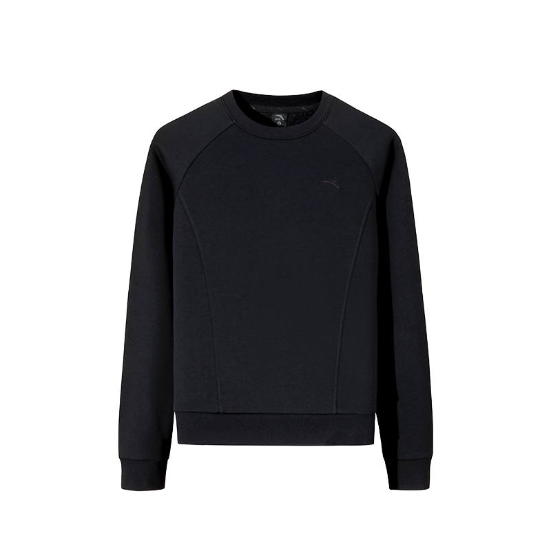 ANTA ANTA Sweatshirts Women's Basic Black 3 Crew Neck Moderate Regular