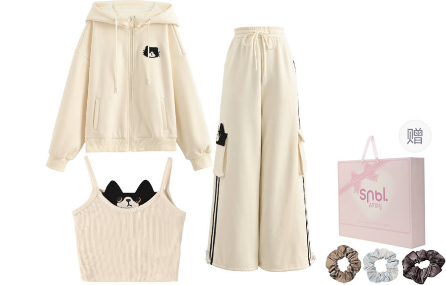 SNBL Casual Suits Women's Hooded Moderate