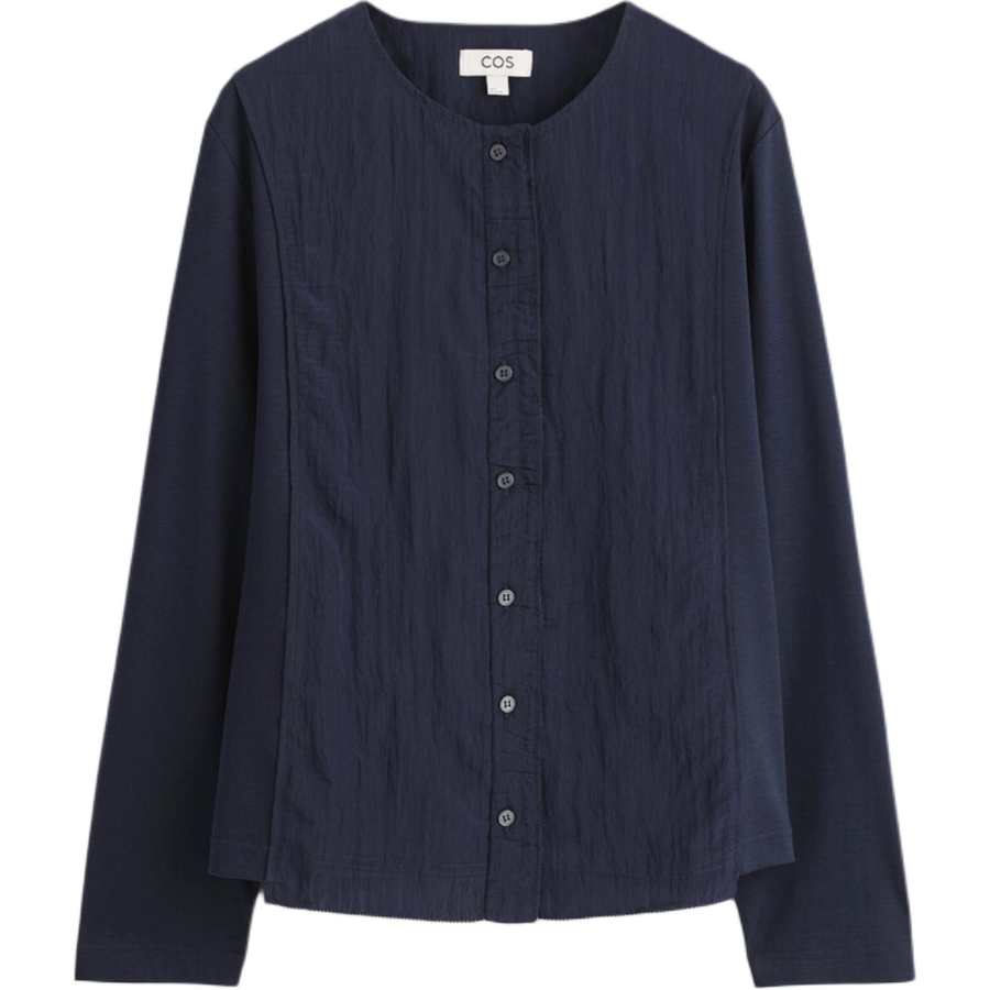 COS Shirts Women's Dark Blue Crew Neck Moderate