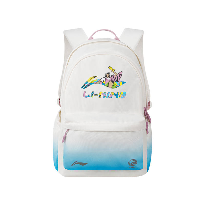 Li-Ning Li Ning Polyester Backpack Unisex Cotton Candy