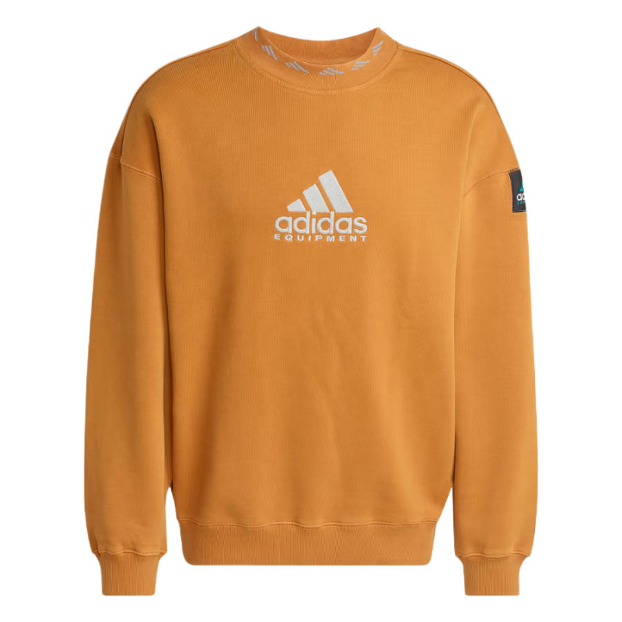 Adidas Adidas Equipment reflective embroidery crew-neck sweatshirt