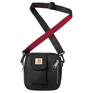 Carhartt WIP Nylon Crossbody Bag, Shoulder Bag Small Men's Black & Red