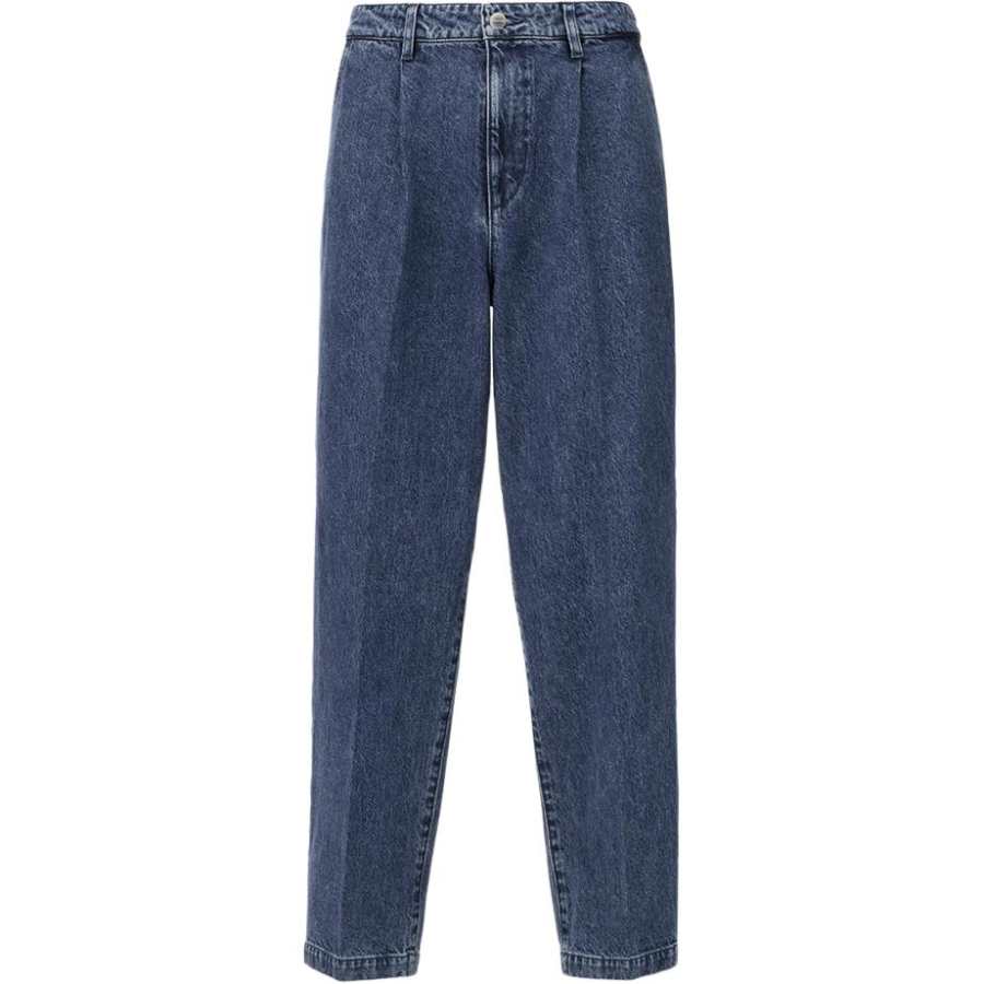 Onitsuka Tiger Jeans Men's Blue Moderate Straight Fit Pants