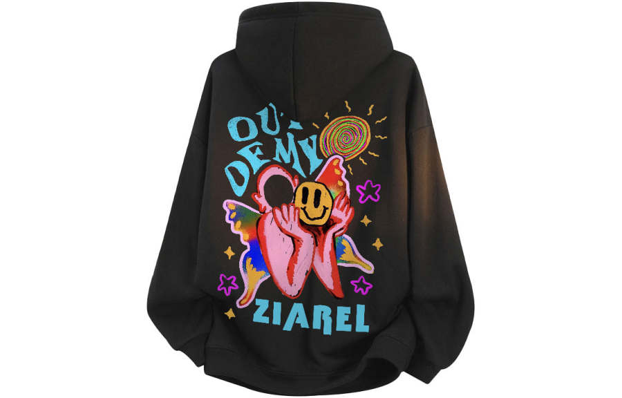 ZIAREL Sweatshirts Unisex Hooded Moderate Heavyweight
