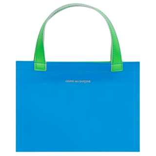 CDG Play Leather Tote Bag, Shopping Bag, Handbag Unisex Blue