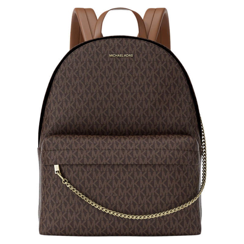 MICHAEL KORS Slater Artificial Leather Backpack Large Women's Brown